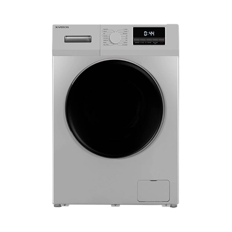 ماشین لباسشویی ایکس ویژن مدل TG82-AS ظرفیت 8 کیلوگرم سیلور