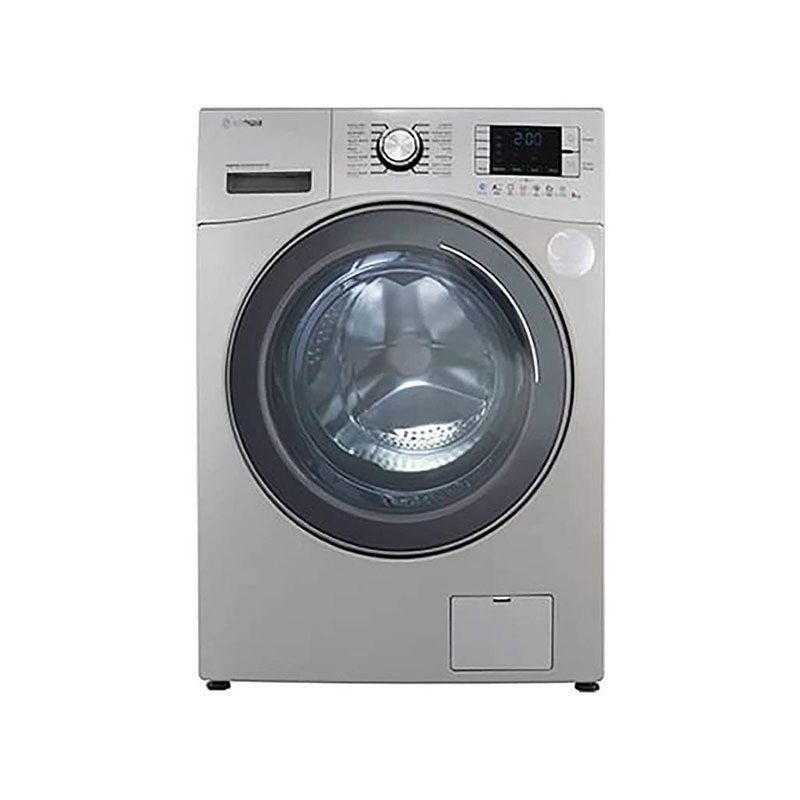 ماشین لباسشویی 8 کیلوگرم اتوماتیک اسنوا مدل SWM-D80S رنگ سیلور