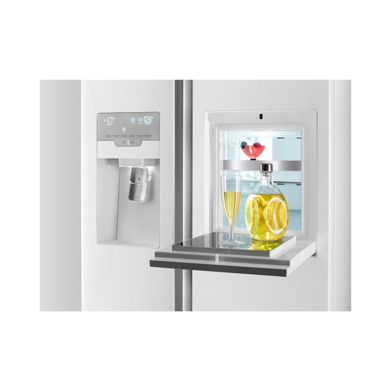 یخچال ساید بای ساید 32 فوت اسنوا مدل S2Di-M210-W سفید