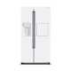 یخچال فریزر ساید بای ساید هیمالیا مدل galaxy-3f رنگ سفیدمتالیک