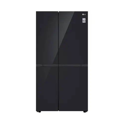 یخچال فریزر ساید بای ساید ال‌ جی GCB-287GNWB درب شیشه ای رنگ دودی