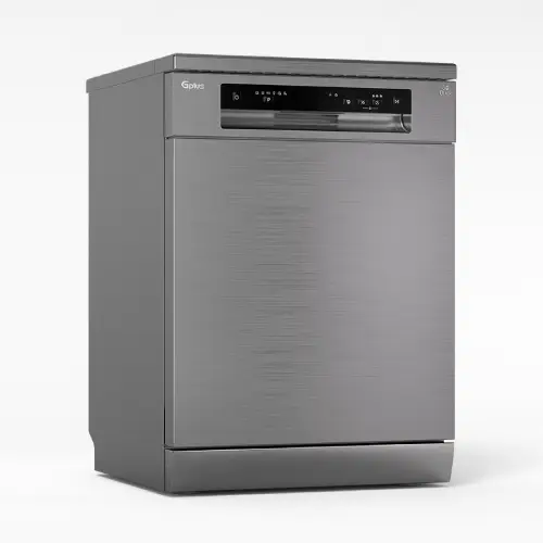 ظرفشویی 15 نفره جی پلاس مدل GDW-R5673NS رنگ استیل خش دار