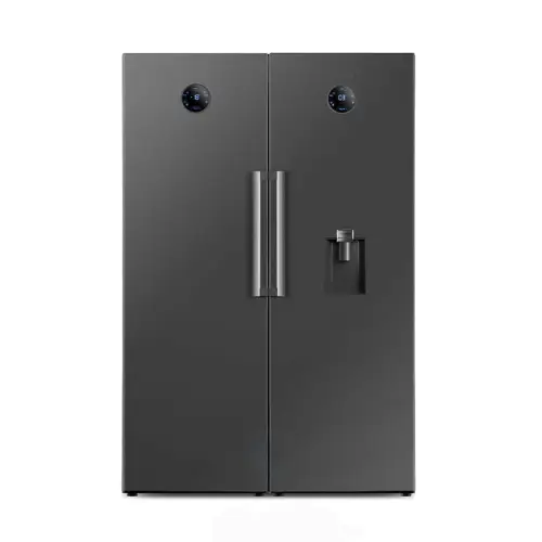 یخچال فریزر دوقلو زیرووات مدل ZRA-ZFA15XX (N1) اینوکس (کابین و درب ساده)