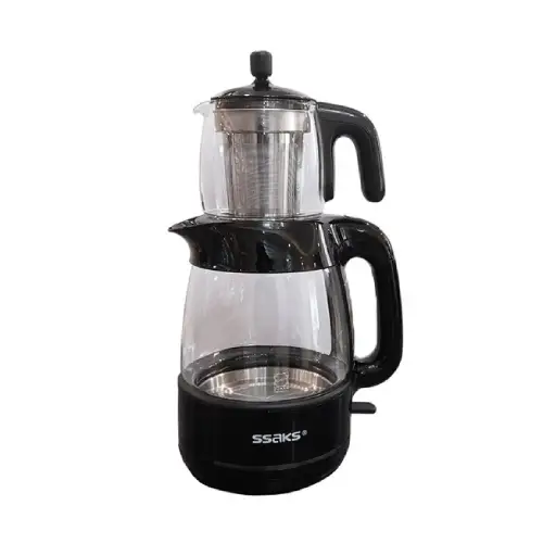 چای ساز روی هم ساکس مدل GT-TM9085B رنگ مشکی