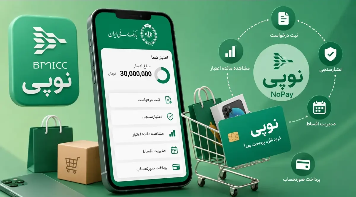 راهنمای دریافت اعتبار نوپی و خرید کالا