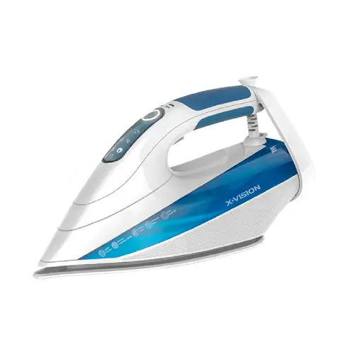 اتو بخار ایکس ویژن مدل EC6015-GS رنگ سفید آبی